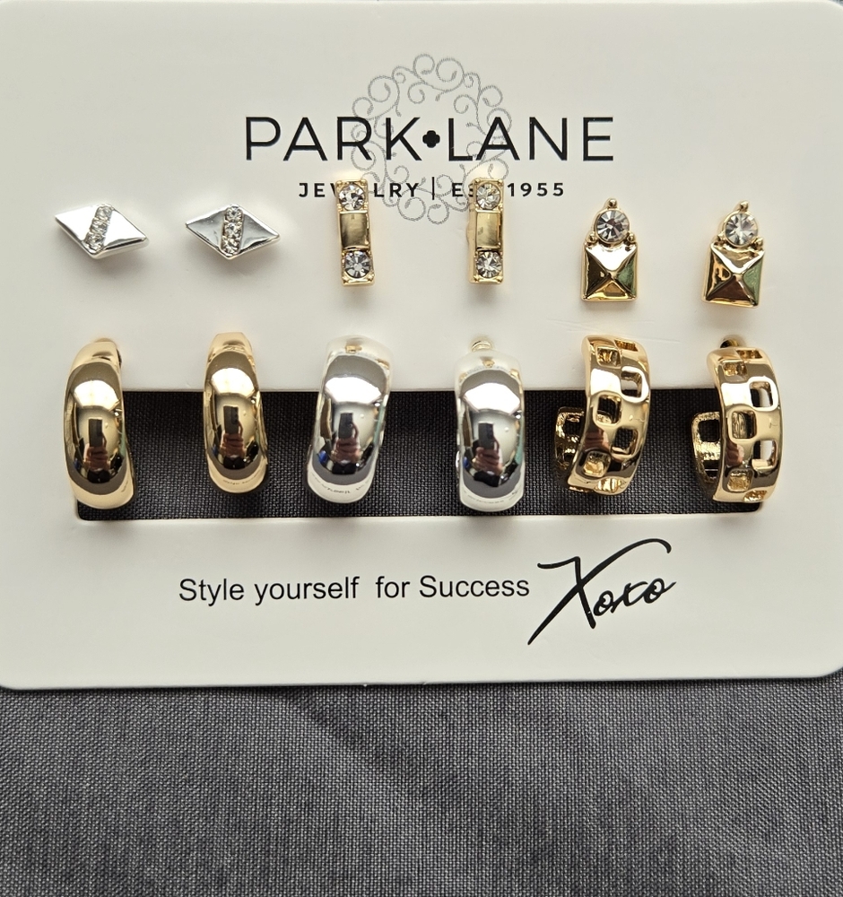 Park Lane Gold and Silver Hoop and Stud Earring Collection
